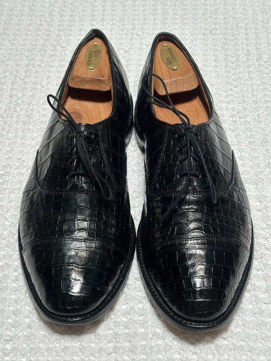 Allen Edmonds Special Addition Authentic Alligator Dress Shoes